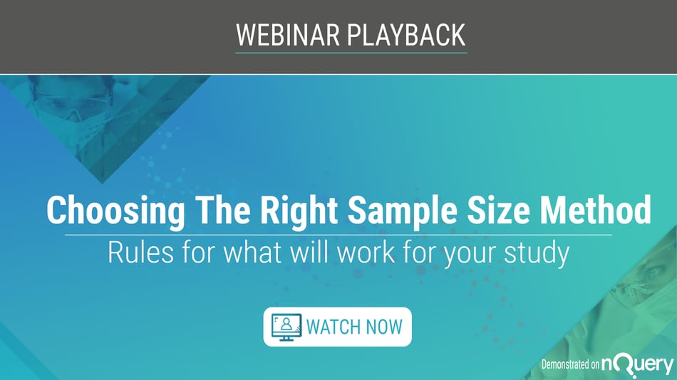 Choosing the Right Sample Size Method Playback